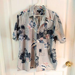 Croft & Barrow Men's Hawaiian Shirt Size Large